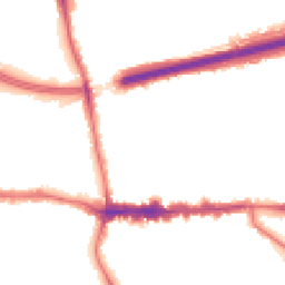 Night-time road noise heatmap for SE9 1DS
