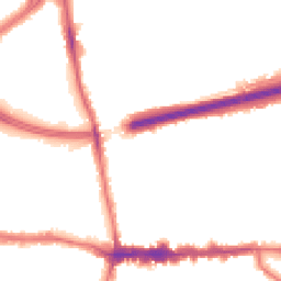 Night-time road noise heatmap for SE9 1DU