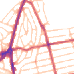 Daytime road noise heatmap for SE9 1EJ