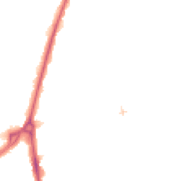 Night-time road noise heatmap for SE9 1EL