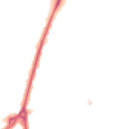 Night-time road noise heatmap for SE9 1EN