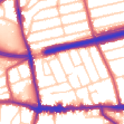 Daytime road noise heatmap for SE9 1HG