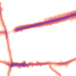 Night-time road noise heatmap for SE9 1HH