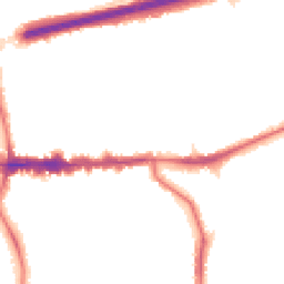 Night-time road noise heatmap for SE9 1HT