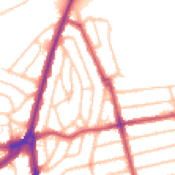 Daytime road noise heatmap for SE9 1JX