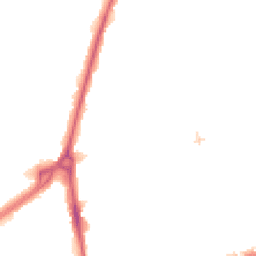 Night-time road noise heatmap for SE9 1LE