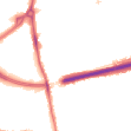 Night-time road noise heatmap for SE9 1RZ