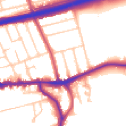 Daytime road noise heatmap for SE9 1UD