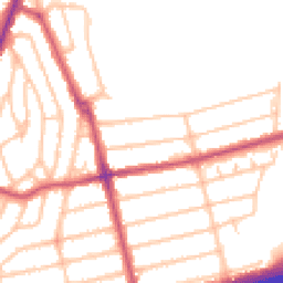 Daytime road noise heatmap for SE9 1XN