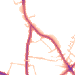 Daytime road noise heatmap for SE9 2AQ