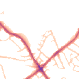 Daytime road noise heatmap for SE9 2BZ