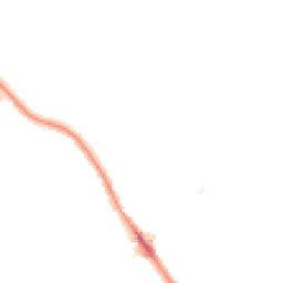 Night-time road noise heatmap for SE9 2BZ