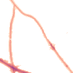 Night-time road noise heatmap for SE9 2EF