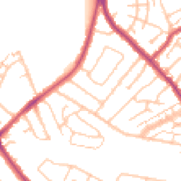 Daytime road noise heatmap for SE9 2EZ