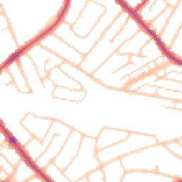 Daytime road noise heatmap for SE9 2HS