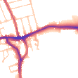 Daytime road noise heatmap for SE9 2PB