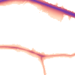 Night-time road noise heatmap for SE9 2QG