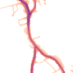 Daytime road noise heatmap for SE9 2TE