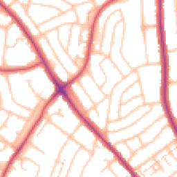 Daytime road noise heatmap for SE9 3DN