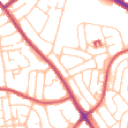 Daytime road noise heatmap for SE9 3DY