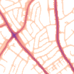Daytime road noise heatmap for SE9 3HG
