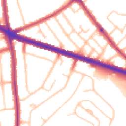 Daytime road noise heatmap for SE9 3PQ