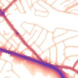 Daytime road noise heatmap for SE9 3RD