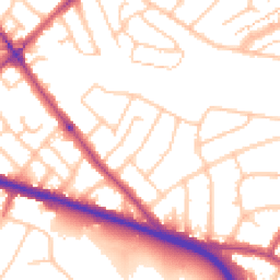 Daytime road noise heatmap for SE9 3RE