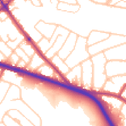 Daytime road noise heatmap for SE9 3RF