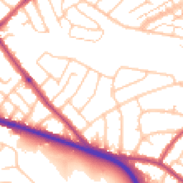 Daytime road noise heatmap for SE9 3RG