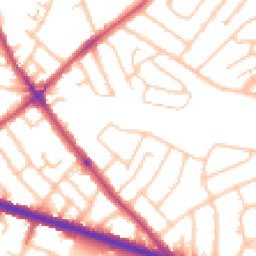 Daytime road noise heatmap for SE9 3RL