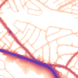 Daytime road noise heatmap for SE9 3RQ