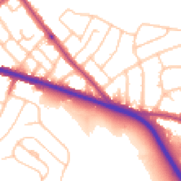 Daytime road noise heatmap for SE9 3UE