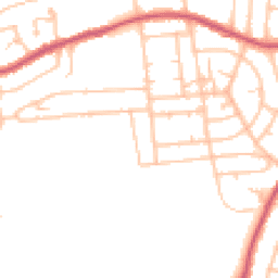 Daytime road noise heatmap for SE9 4AU