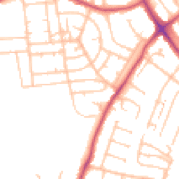 Daytime road noise heatmap for SE9 4AW