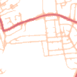 Daytime road noise heatmap for SE9 4BN