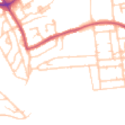 Daytime road noise heatmap for SE9 4BS