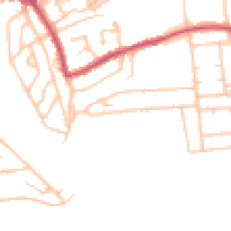 Daytime road noise heatmap for SE9 4BT