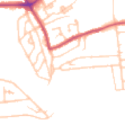 Daytime road noise heatmap for SE9 4BY