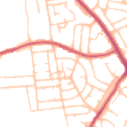 Daytime road noise heatmap for SE9 4EH
