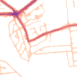Daytime road noise heatmap for SE9 4HZ