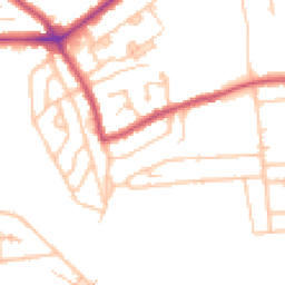 Daytime road noise heatmap for SE9 4JA