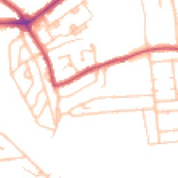 Daytime road noise heatmap for SE9 4JB