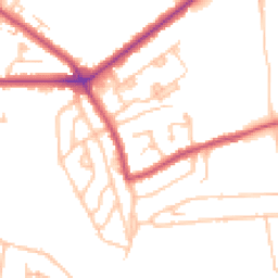 Daytime road noise heatmap for SE9 4JF