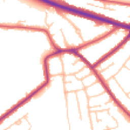 Daytime road noise heatmap for SE9 4JH