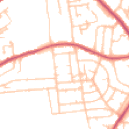 Daytime road noise heatmap for SE9 4JT