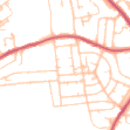 Daytime road noise heatmap for SE9 4JX