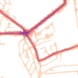 Daytime road noise heatmap for SE9 4PA