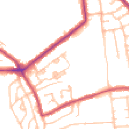 Daytime road noise heatmap for SE9 4PD