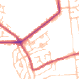Daytime road noise heatmap for SE9 4PJ